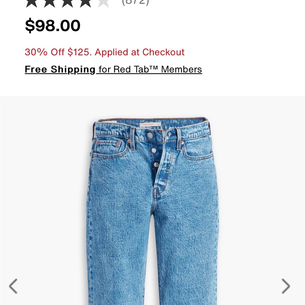 Levi's Wedgie Straight Jeans